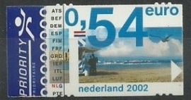 Nvph 2063 Eurozegel 2002 (Gestanst) Postfris