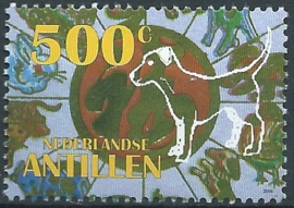 Nederlandse Antillen 1630a Blok Chinees Nieuwjaar 2006 Postfris (zegel uit blok)