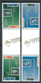 Suriname Republiek  995/996 TBBP 5e Nvph Postzegelshow 1998 Postfris (1)