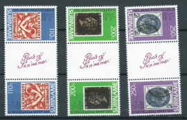 Suriname Republiek 656/658 TBBP A Int. Postzegeltent. Londen 1990 Postfris (5)