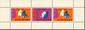 Suriname Republiek 151 Blok Kinderzegels 1978 Postfris