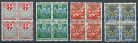 Nvph 199/202 Kinderzegels 1926 in Blokken van 4 Postfris (1) + 200P1