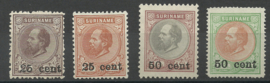 Suriname  37/40 1873-1888 Hulpuitgifte (1) Ongebruikt