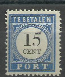 Port  24a 15ct Cijfer 1894-1910 Type I Postfris