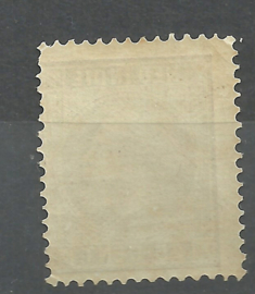 Nederlands Indië  13E 13½ × 13¼ GG 25ct Willem III Postfris