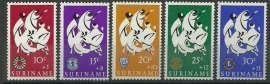 Suriname 453/457 Postfris