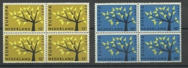 Nvph 777/778 Europa 1962 in Blokken Postfris
