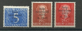 Nieuw Guinea 22/24 Watersnoodzegels Postfris