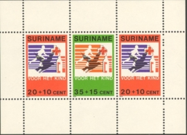 Suriname Republiek 191 Blok Kinderzegels 1979 Postfris