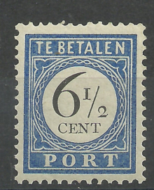 Port  20 6½ct 1894/1910 Cijfer en Waarde Postfris (1)