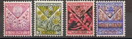 Nvph 208/211 Kinderzegels 1927 Ongebruikt