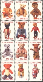 Suriname Republiek 1308/1319 Teddyberen 2005 Postfris