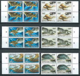 Nederlandse Antillen 1559/1564 Schildpadden in blokken van 4 Postfris (2)