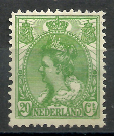 Nvph  68 20 ct  Koningin Wilhelmina Bontkraag Ongebruikt (6)