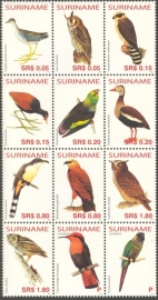 Suriname Republiek 1341/1352 Vogels 2005 Postfris