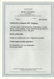 Luchtpost 82/88 Vliegtuig  Postfris + Certificaat (2)