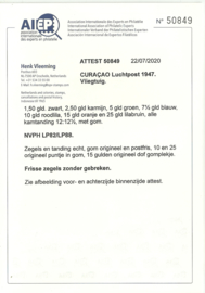 Luchtpost 82/88 Vliegtuig  Postfris + Certificaat (1)