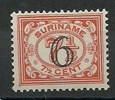Suriname 145 Hulpuitgifte Postfris