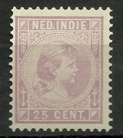 Nederlands Indië  27 25ct Prinses Wilhelmina Postfris (1)