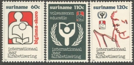 Suriname Republiek 647/649 UNESCO 1990 Postfris