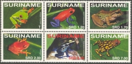 Suriname Republiek 1493/1498 Kikkers 2007 Postfris