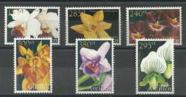 Nederlandse Antillen 1640a/1645a Orchideeën Postfris (los)