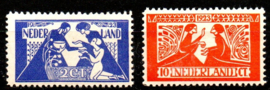 Nvph 134/135 Toorop Postfris (1)