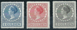 Nvph 163B/165B (12½×12½) Veth Hoge Waarden Postfris (1) + Certificaat