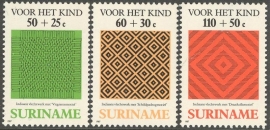 Suriname Republiek 567/569 Kinderzegels 1987 Postfris