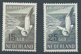 Luchtpost 12/13 Zeemeeuwen Postfris (3) + Attest