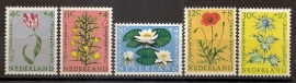 Nvph  738/742 Zomerzegels 1960 Postfris