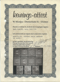 Nederlands Indië 149/159 Jaarbeurs Bandoeng Postfris + Certificaten