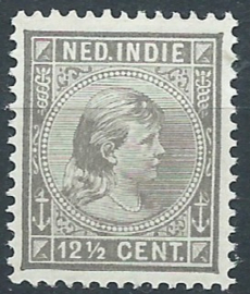 Nederlands Indië  24 12½ct Prinses Wilhelmina Postfris (1)