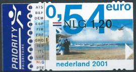 Nvph 1992 Eurozegel € 0,54 duaal (Gestanst) Postfris