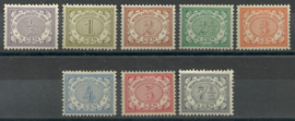 Nederlands Indië  40/47 Cijferzegels 1902/1909 Postfris (1)