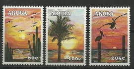 Aruba 340/342 Zonsondergang Postfris