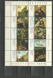 Nvph V1826/1835 Tien uit de Kunst Postfris