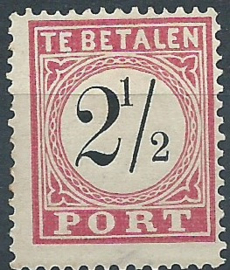 Nederlands Indië Port  5A  2½ ct (13½×13¼) Type IV  Postfris (1)