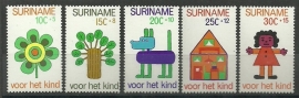 Suriname 607/611 Postfris