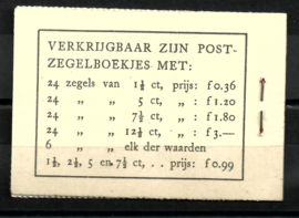 PZ 51-N 4 × 6 (Nvph 381) Roomkleurige Kaft ( 6)