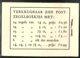 PZ 38-N 4 × 6 (Nvph 172/379/380/381) Roomkleurige Kaft ( 9)