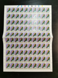 Nvph. 1353/1354  Europazegels 1986 in vellen van 100