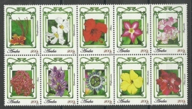 Aruba 472/481 Bloemen 2010 Postfris