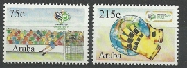 Aruba 361/362 Wereldkampioenschappen Voetbal Postfris