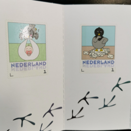 Postzegelboekje de Postduif Postfris