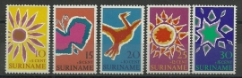 Suriname 529/533 Postfris