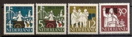 Nvph  807/810 150 Jaar Onafhankelijkheid Postfris