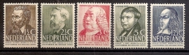 Nvph 318/322 Zomerzegels 1939 Postfris