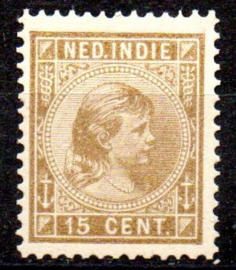 Nederlands Indië  25 15ct Prinses Wilhelmina Postfris (2)