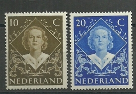 Nvph 506/507 Inhuldigingzegels Postfris